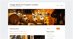 Desktop Screenshot of forgottencocktails.com